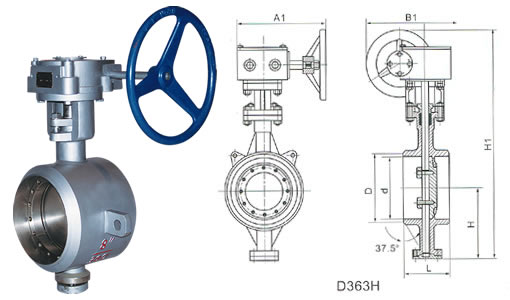 D363H-16P焊接式金属硬密封蝶阀